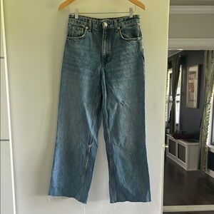 Zara Blue Straight Leg Jeans